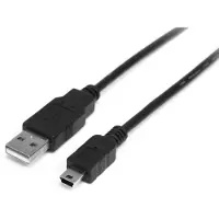 StarTech.com Câble USB 2.0 A vers Mini B de 2 m - Cordon USB A vers USB Mini B - M/M - Câble USB - USB (M) pour mini USB type B (M) - USB 2.0 - 2 m - noir