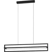 Eglo 900466 SIBERIA LED Lampe à suspendre 34W 780x160mm noir blanc couleur de lumière réglable dimmable