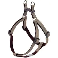 Nobby Harnais "Soft Grip" Poitrine : 40-56 cm, L: 15 mm beige / chocolat