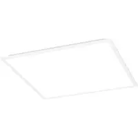 Eglo Plafonnier Moradillo carré 59,5cm 3 étapes CCT blanc