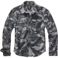 Brandit Chemise gris / anthracite / gris foncé