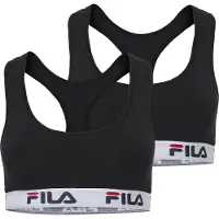FILA Soutien-gorge rouge / noir / blanc