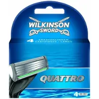 Wilkinson , Quatro, Lames de rasoir, 4 pièces (PRODUIT D'ALLEMAGNE)