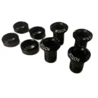 Rotor Aero Spider 2x Chainring Screw Set Noir