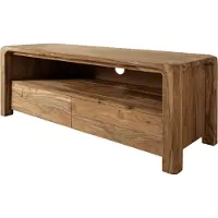 MASSIVMOEBEL24.DE MASSIVMOEBEL24 | Meuble TV 125x45 Palissandre huilé Brun BUENO #1002