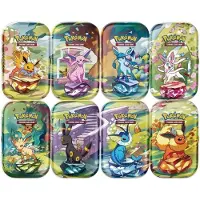 Nintendo SV08.5 Prismatic Evolutions Mini Tin Display EN (Anglais, Affichage du booster)