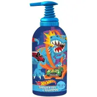 Bi-es Gel douche et shampooing 2-en-1 pour enfants Hot Wheels 1L (Shampoing liquide, 1000 ml)