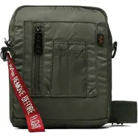 Alpha industries Sac à bandoulière olive / rouge