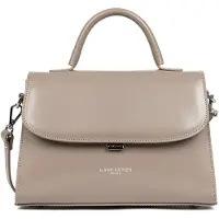 Lancaster Sac à main A rabat avec fermoir M Suave Even Galet Fonce