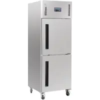 Polar Congélateur Series G en acier inoxydable avec 2 portes, 600 L