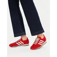 Adidas Originals Baskets basses 'SL 72' rouge / blanc