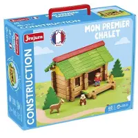 Jeujura Jeu De Construction Mon Premier Chalet - 60 Pieces