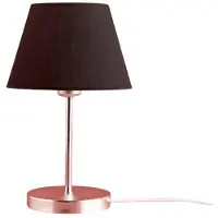 Opviq , AYD-3404, lampe de table, 100 % tissu, noir, 22 x 22 x 37 cm