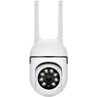 INF Caméra de sécurité WiFi - Surveillance sans fil avec panoramique et inclinaison pour la sécurité domestique