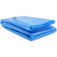 vidaXL Couverture de piscine rectangulaire 600x400 cm PE bleu