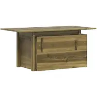vidaXL Table de jardin 100x50x75 cm Bois de pin imprégné