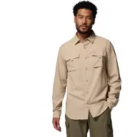 Columbia Silver Ridge Utility Ii Long Sleeve T-shirt Beige M Homme