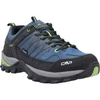 CMP Rigel Low WP : chaussures de sport pour hommes, chaussures de plein air, chaussures de randonnée, couleur bleue, pour le quotidien