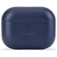 Decoded Apple AirPods Pro 3 Housse en cuir véritable - Navy Blue