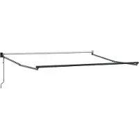 vidaXL Store Anthracite 3 x 2,5 m Métal