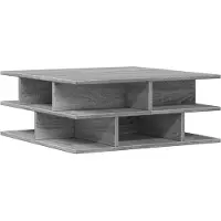 vidaXL Table basse Gris Sonoma 70x70x29 cm Bois composite