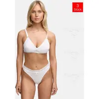 Tazzio String '3er Pack F927' blanc