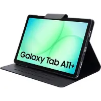 Mobiparts Classic Folio Case Samsung Tab A9 Plus/A11 Plus Black (Samsung Galaxy Tab A11, Samsung Galaxy Tab A9), Étui pour tablette, Noir
