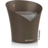 Lechuza Jardinière ORCHIDEA ALL-IN-ONE diamètre 18 cm taupe