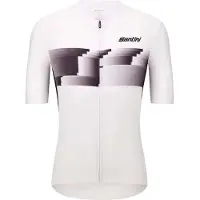 Santini Verve Short Sleeve Jersey Blanc XS Homme