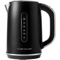 Riviera & Bar Bouilloire sans fil 1.8l 2200w black satin - - BBT669 - alma