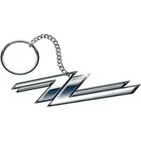 ZZ Top Hommes, Porte-clés, ZZ Top Metall Twin Zees, Multicolore