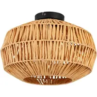 Eglo Plafonnier en rotin Sheldon Ø 38cm