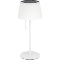 Eglo Lampe de table Scordiano Blanc avec solaire