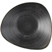Gastronoble Bols Churchill Stonecast Raw Lotus, noirs, 229 mm, (12 pièces)