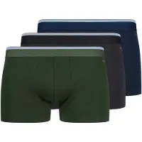 Skiny Boxers bleu foncé / vert / noir
