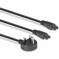 Lindy 30428 câble électrique Noir 2,5 m Prise d'alimentation type G 2 x coupleur c5