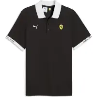 Puma T-Shirt fonctionnel 'Ferrari' jaune / noir / blanc
