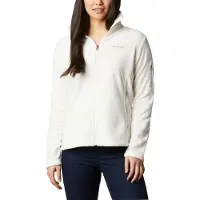 Columbia Veste en polaire fonctionnelle 'Fast Trek II' gris clair / blanc