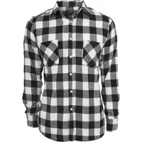 Urban Classics Chemise noir / blanc