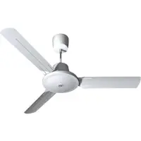 THERMEX Ventilateur de plafond Nordik E120, ø120 cm, blanc, débit d'air max. 13.810 m³/h. Livré, Ventilateur, Blanc