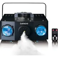 Lenco Machine à lumière RGB et à fumée 2 en 1, télécommande, 900 W