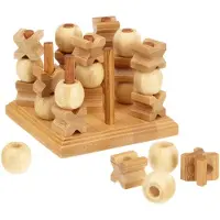 Philos 3266 - Tic Tac Toe, Bambou 3D 4014156032668