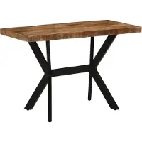 Prolenta Table de salle à manger exclusive - Dimensions : 110 x 55 x 75 cm - Bois massif de mangue