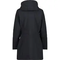 CMP Parka à capuche zippée pour femme, noir (U901), taille 44