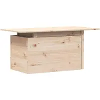 vidaXL Table de jardin 100x50x75 cm pin massif