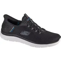 SKECHERS Pantoufle bleu / gris / noir