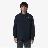 K-way pour homme. K2136JW Veste Umbert Plain Warm marine (M), Casuel, Polister recyclé