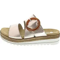 Remonte Mule femme D0Q51-82 blanche de en cuir de la taille 36 à 41
