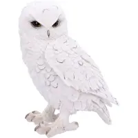 Nemesis Now Figurine d'ornement Grand hibou blanc 20cm