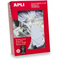 APLI Porte-étiquette, 18 x 29 mm, blanc